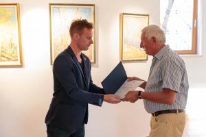 Otvoritev razstave Izidorja Vrhovnika in Jožeta Valenčiča 9